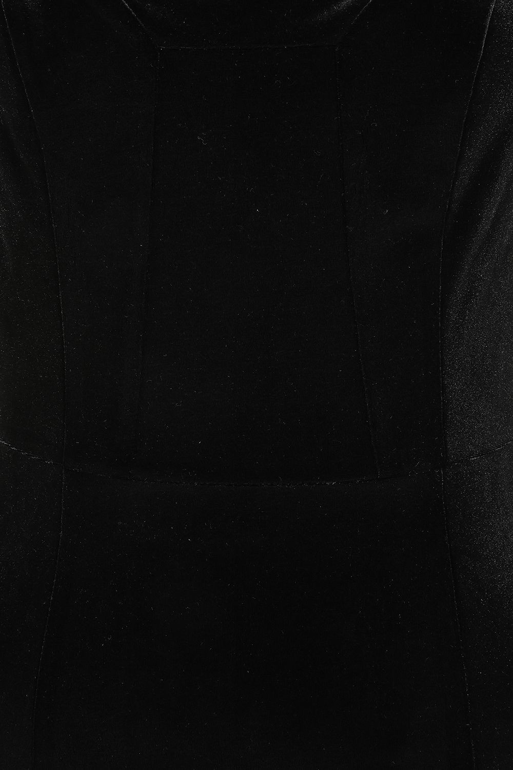 Lucy Black Velvet Wiggle Dress